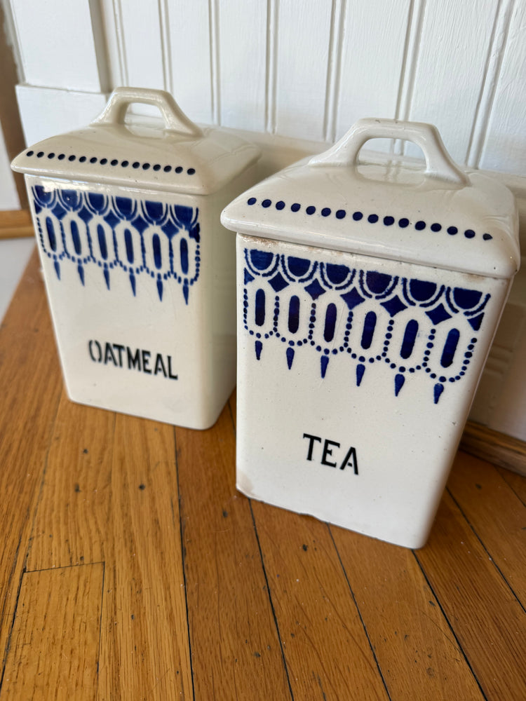Ceramic Oatmeal Canister