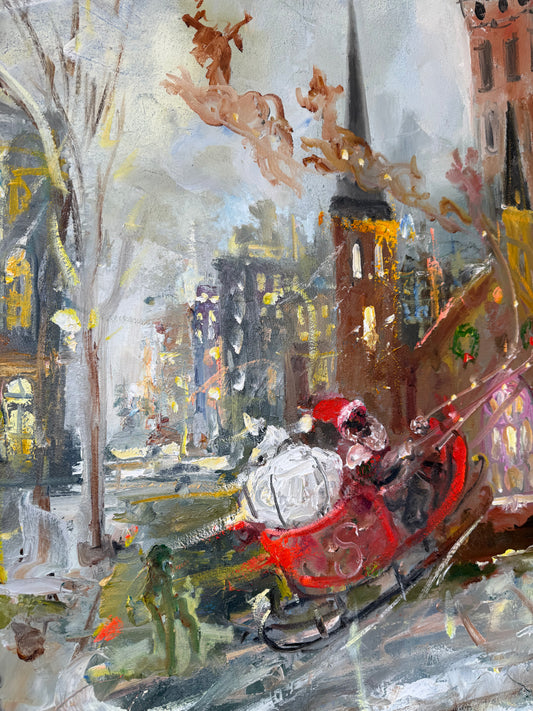 “Santa Downtown” by Peter Fowler