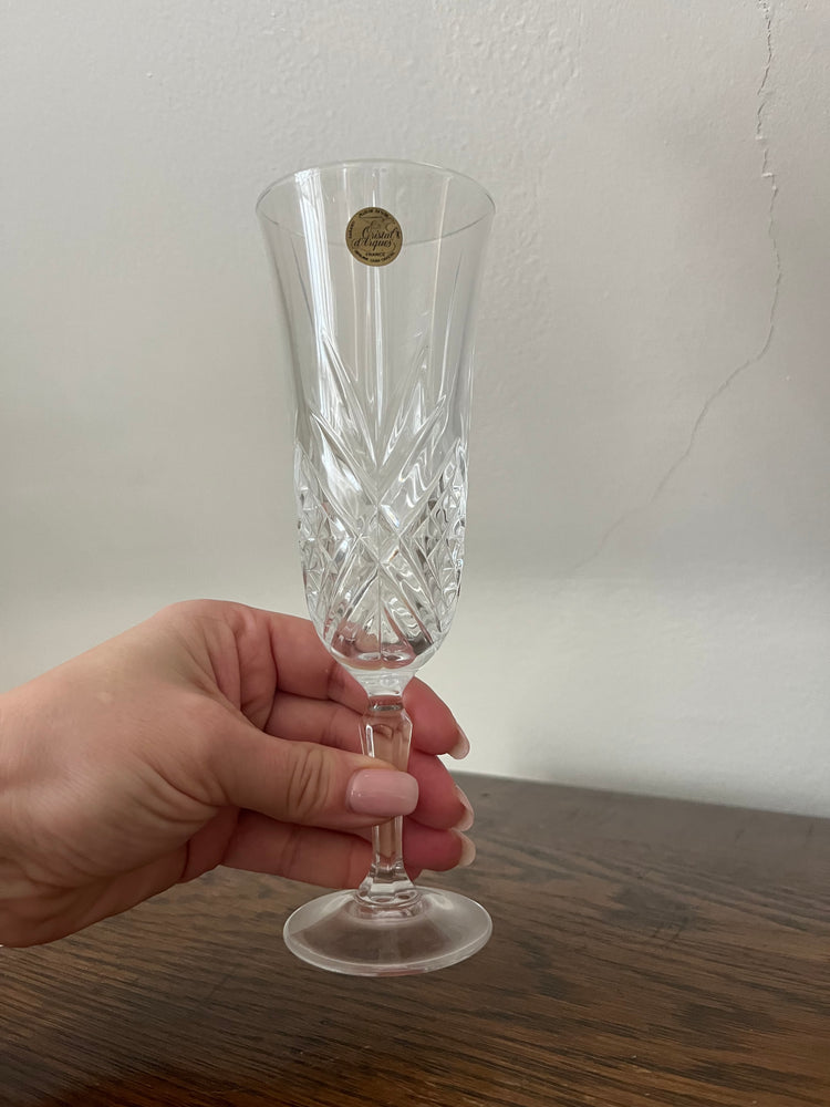 Crystal Champagne Flutes