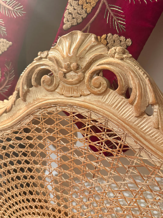 Caned Fireplace Screen