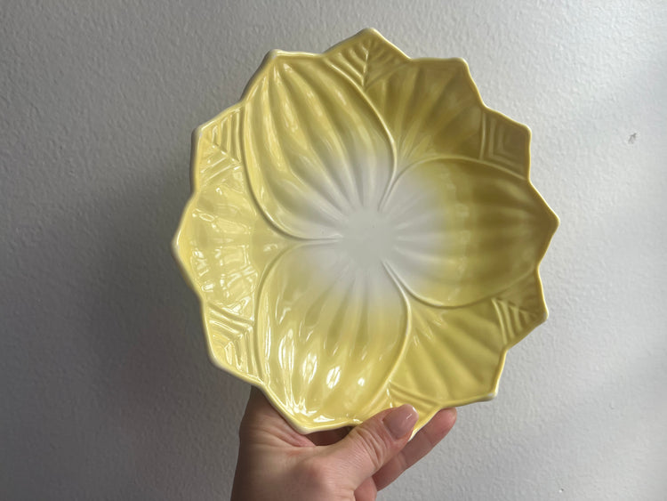 Set of 8 Lotus Leaf Blossom Plates