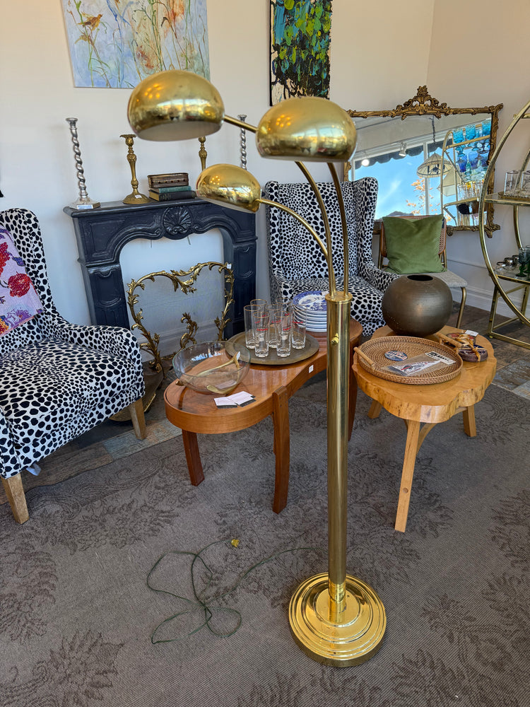 Brass Eyeball-style Floor Lamp
