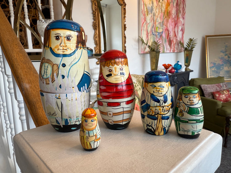 Baseball Nesting Dolls