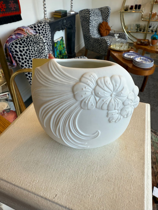 White Kaiser Germany Vase