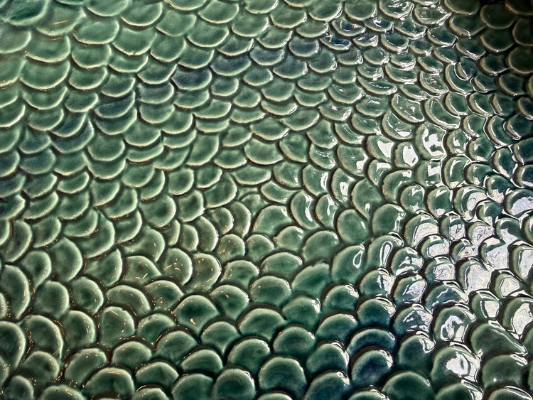 Blue & Green Fish Platter