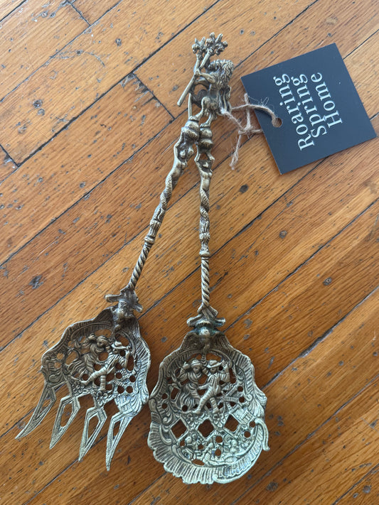 Pair of Italian Serving Utensils