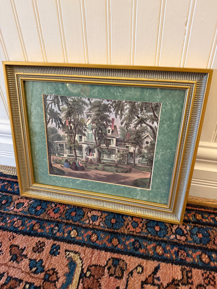 Currier & Ives Print