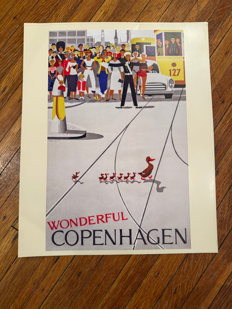 Copenhagen Travel Poster