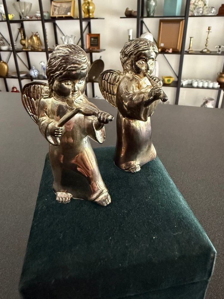 Pair of Angel Salt and Pepper Shakers