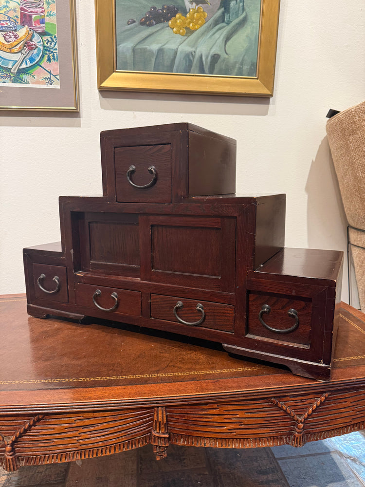 Double-Sided Korean Small Step Tansu