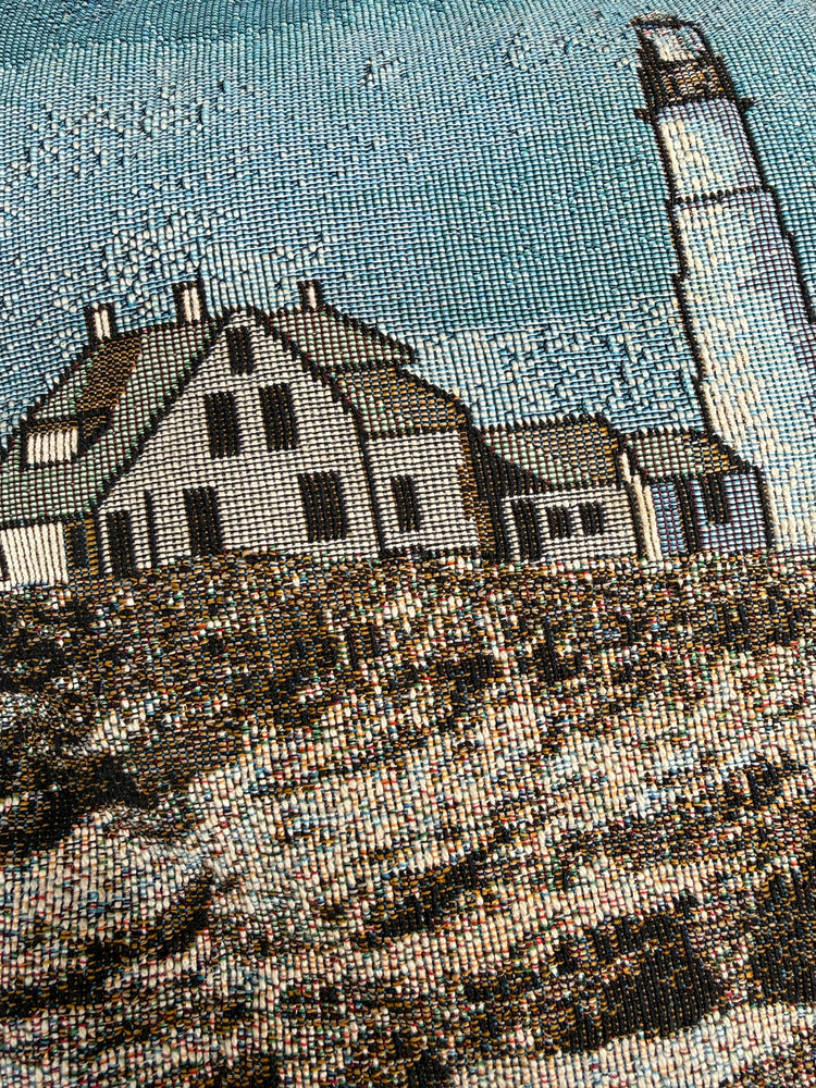 Coastal Needlepoint Pillow