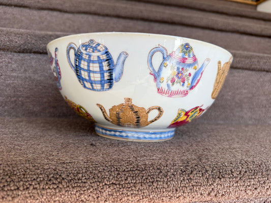Oriental Accents Teapot Bowl