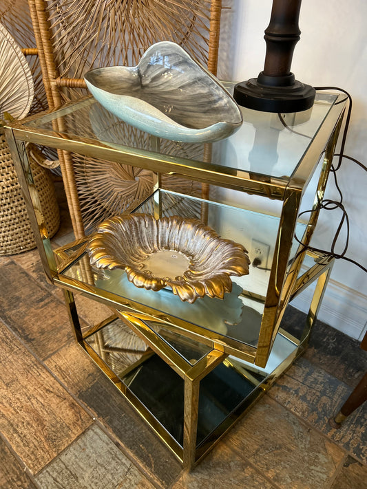 Brass & Glass End/Coffee Tables