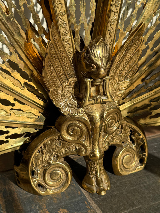 Gargoyle Fireplace Screen