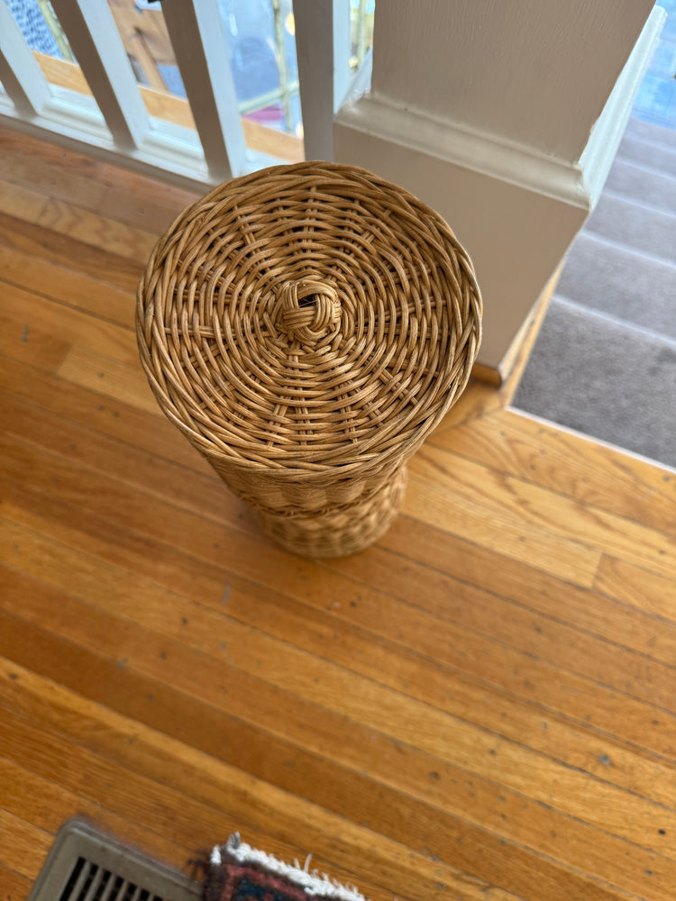 Tall Wicker Basket