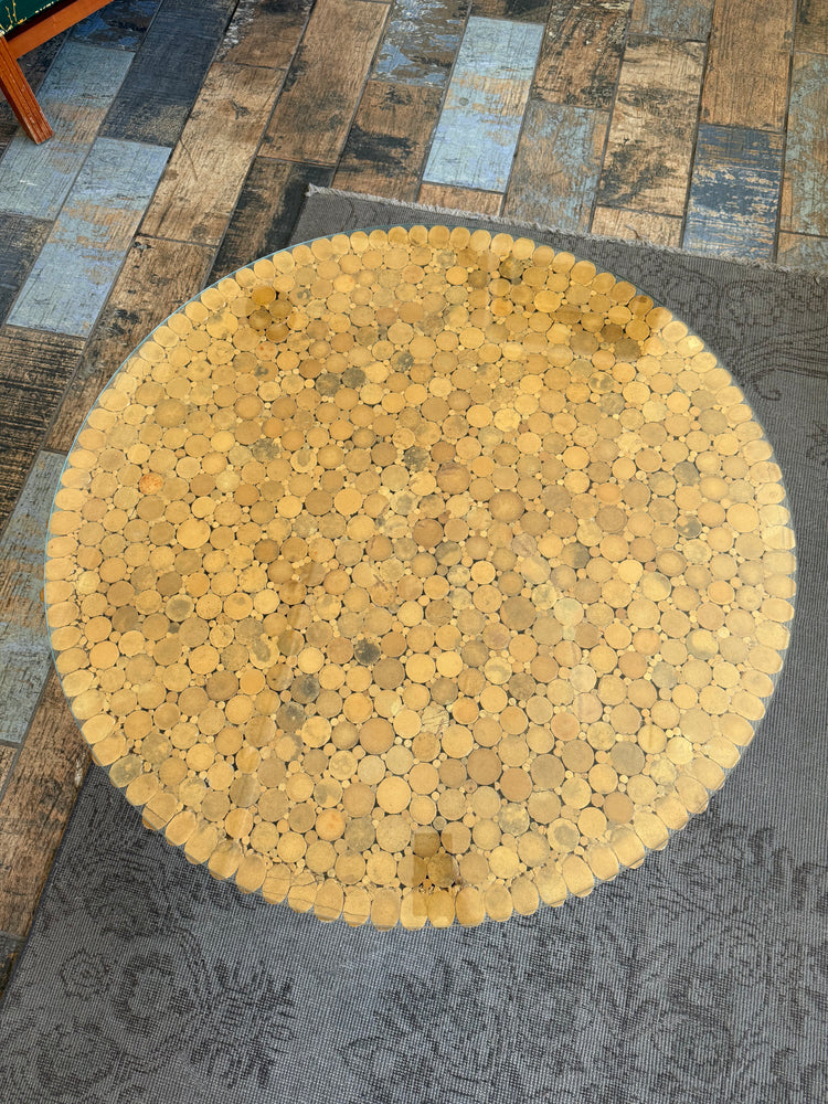Sheaf of Wheat Coffee Table by McGuire