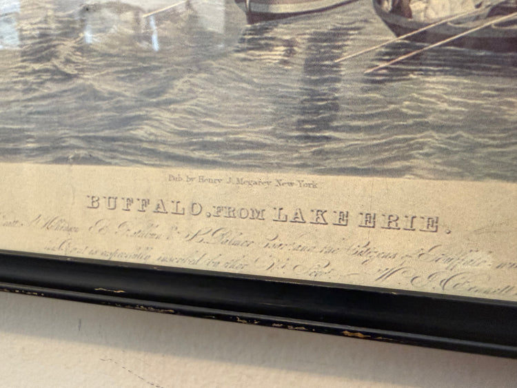 Buffalo From Lake Erie Print