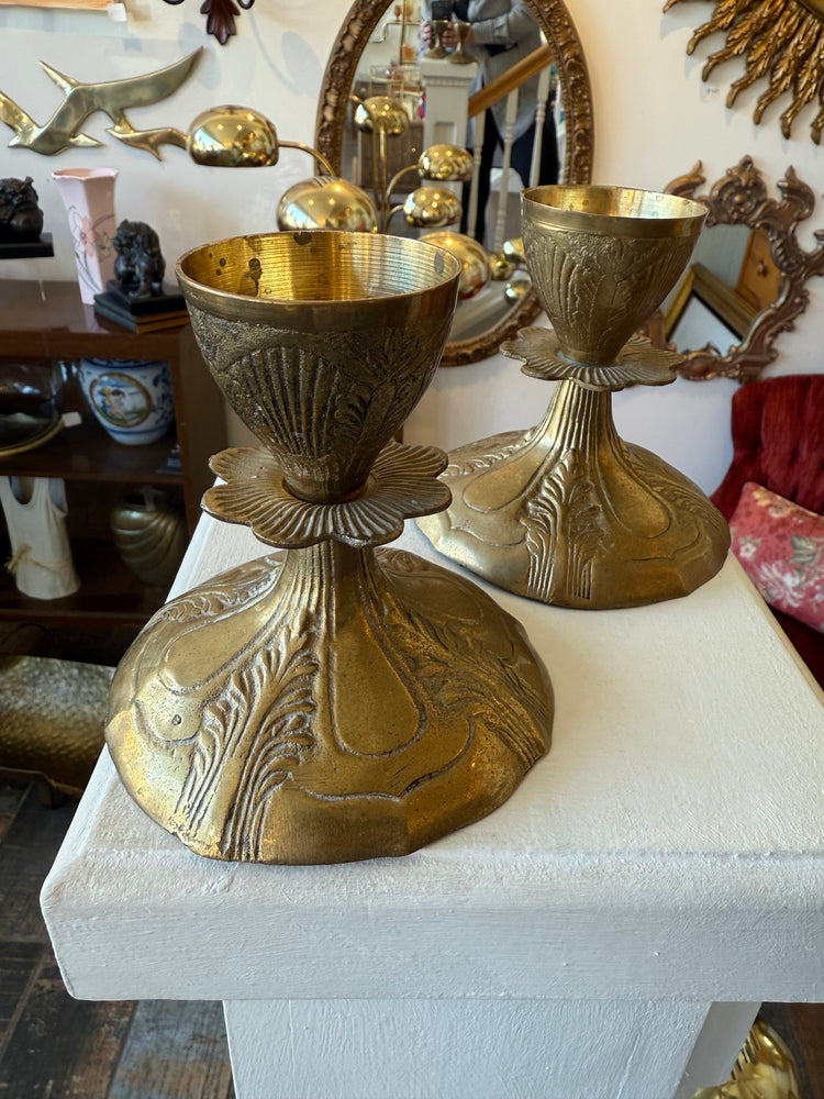Pair of Brass Candlesticks