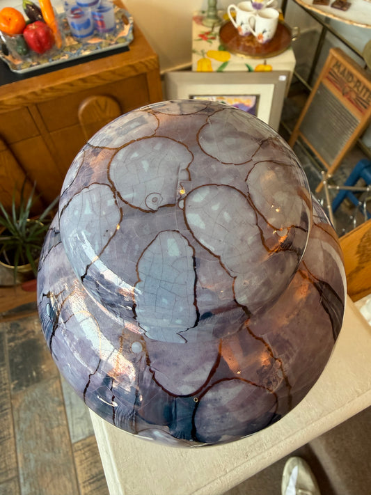 Purple Glazed Ginger Jar