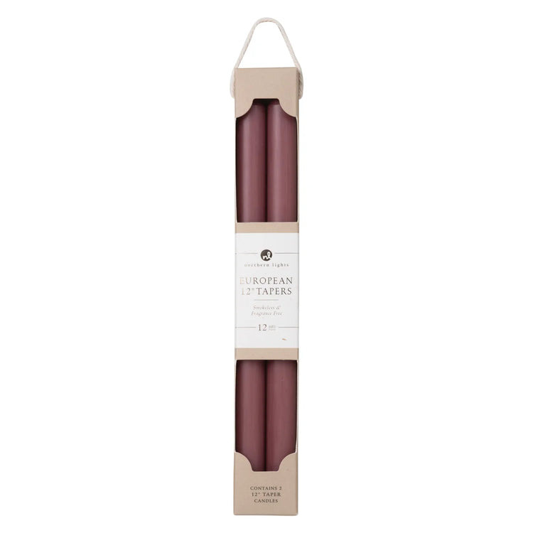 12" Taper Candles – 2 pack