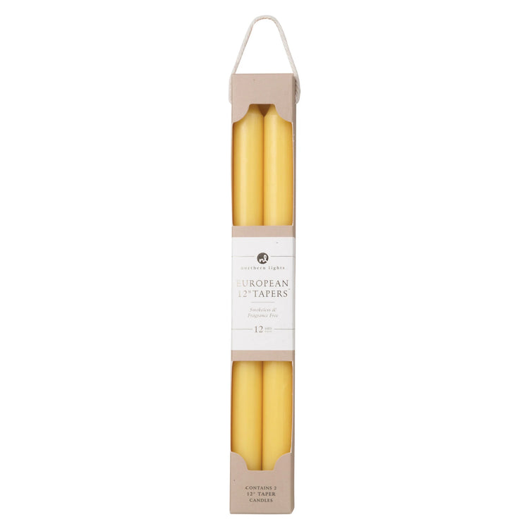12" Taper Candles – 2 pack