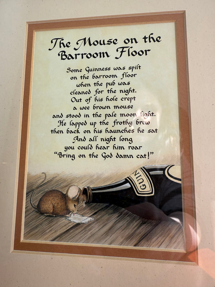The Mouse on the Barroom Floor