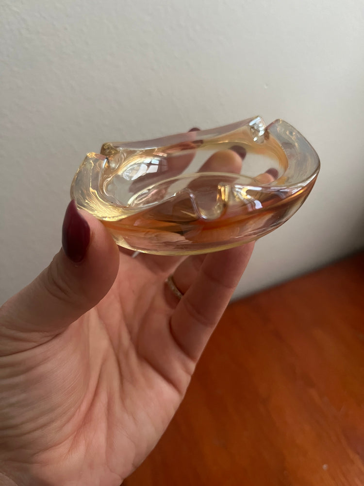 Carnival Glass Ashtray
