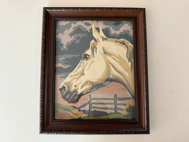 Horse Painting (white)