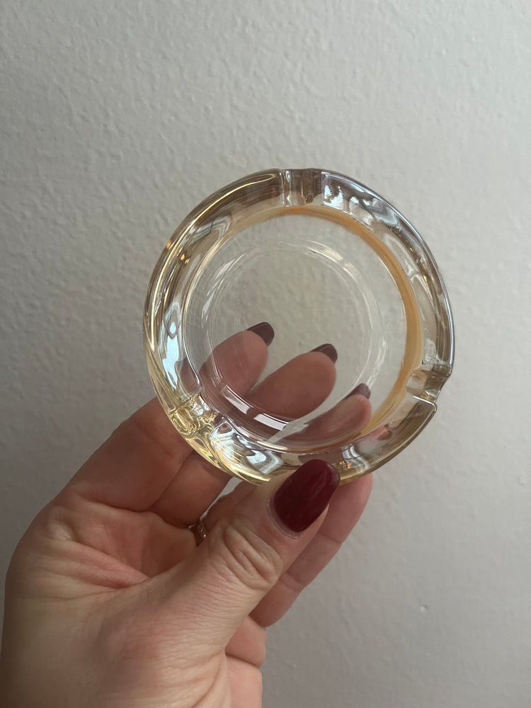 Carnival Glass Ashtray