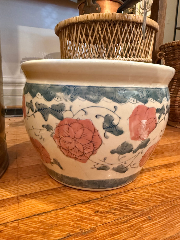 Floral Ceramic Planter