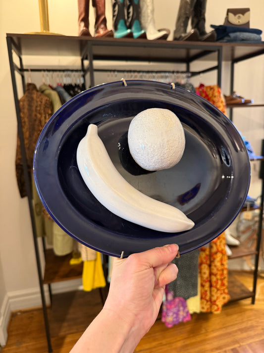 Banana and Orange Wall Plate