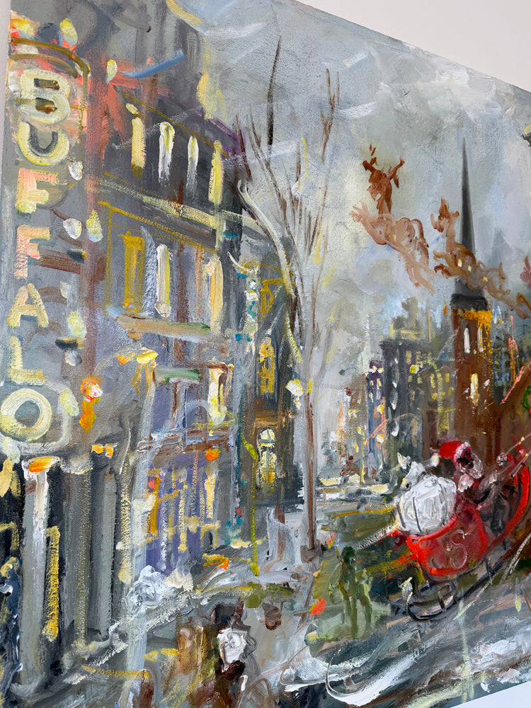 “Santa Downtown” by Peter Fowler