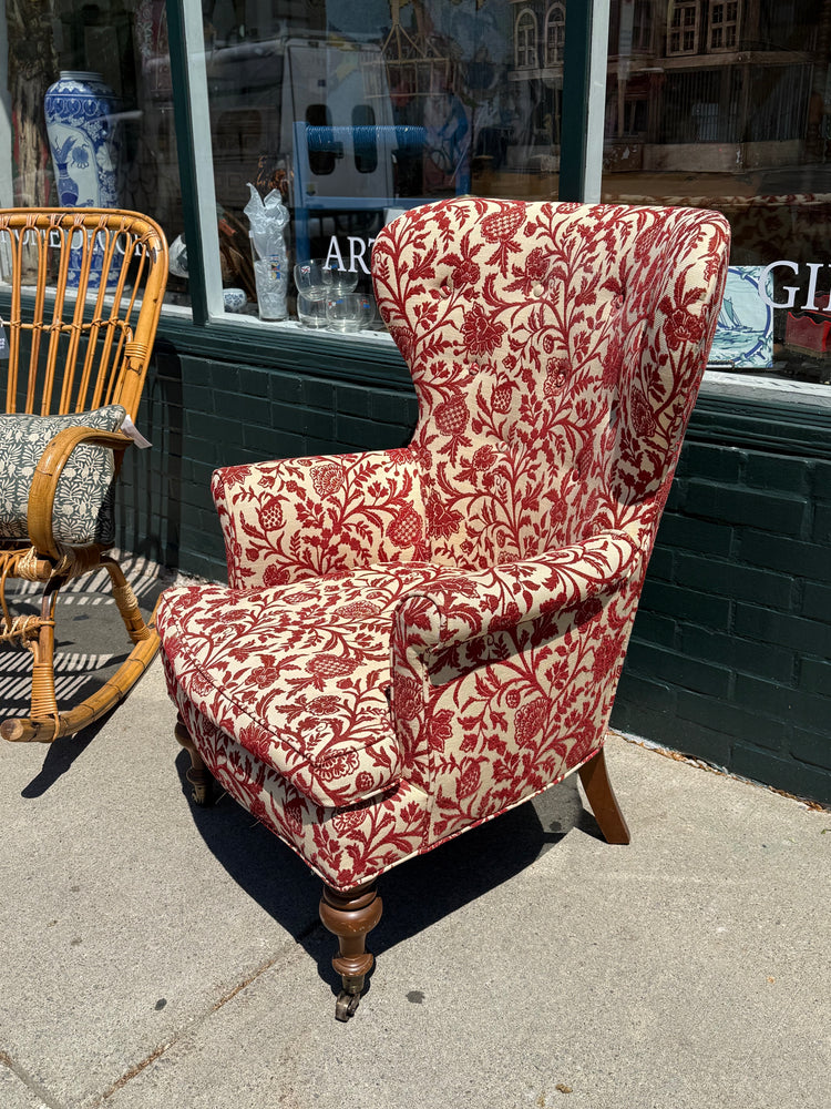 Damask Armchair by C.R. Laine
