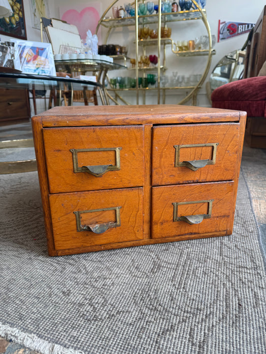 4-Drawer Card Catalog