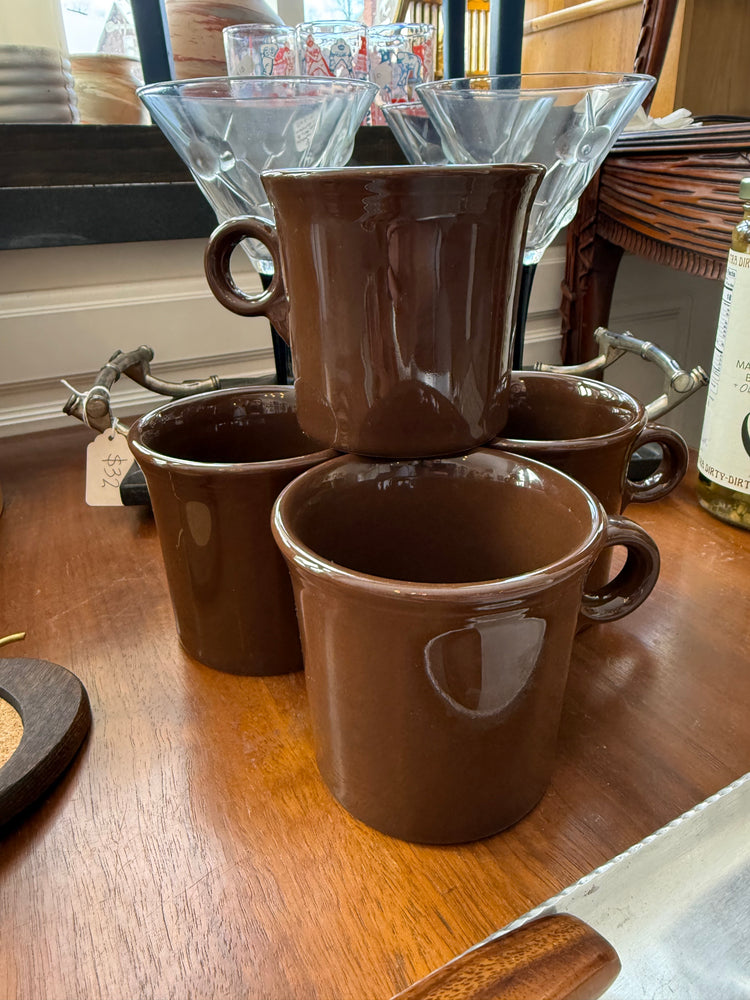 Set of 4 Fiestaware Coffee Mugs