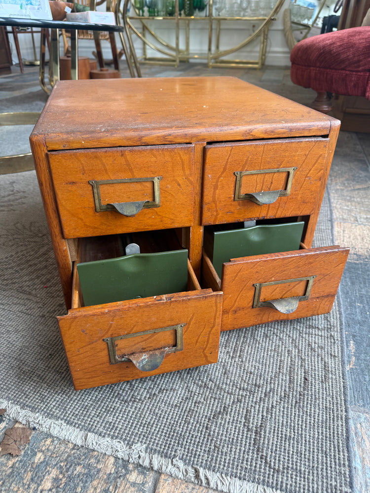 4-Drawer Card Catalog