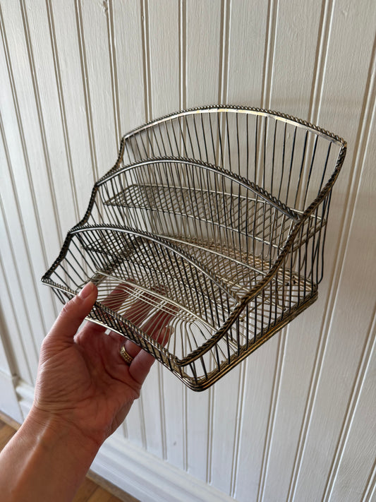 Silver Letter Organizer