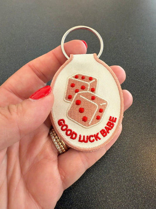 Good Luck Babe Keychain
