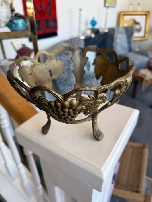 Brass & Glass Bowl
