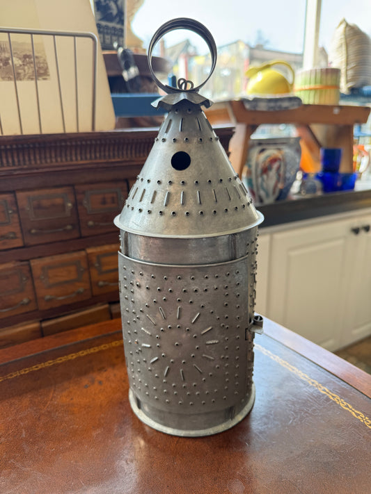 Punched Tin Lantern