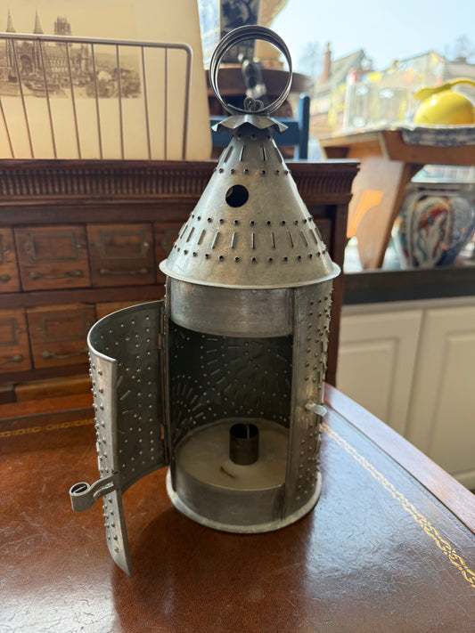 Punched Tin Lantern
