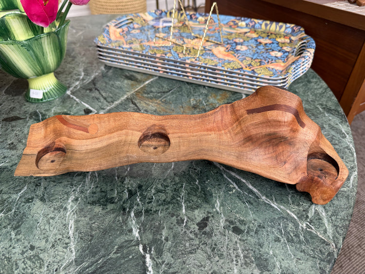 Live Edge Wood Tealight Holder