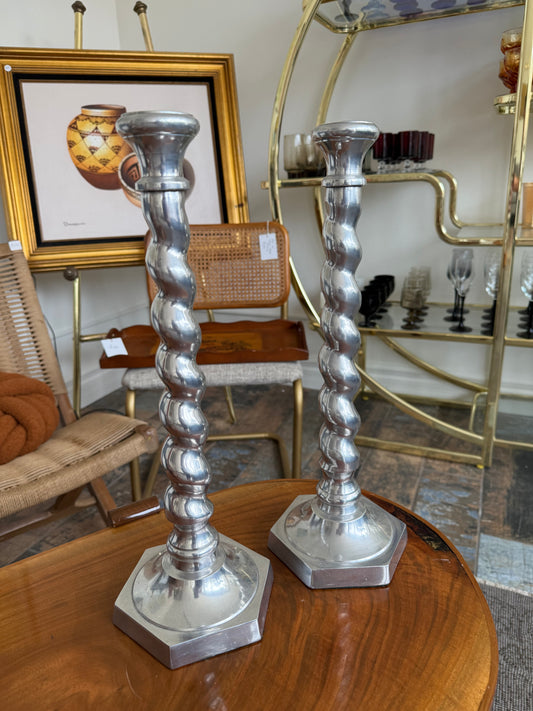 XL Twisted Candlesticks