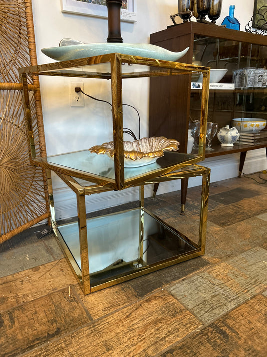 Brass & Glass End/Coffee Tables