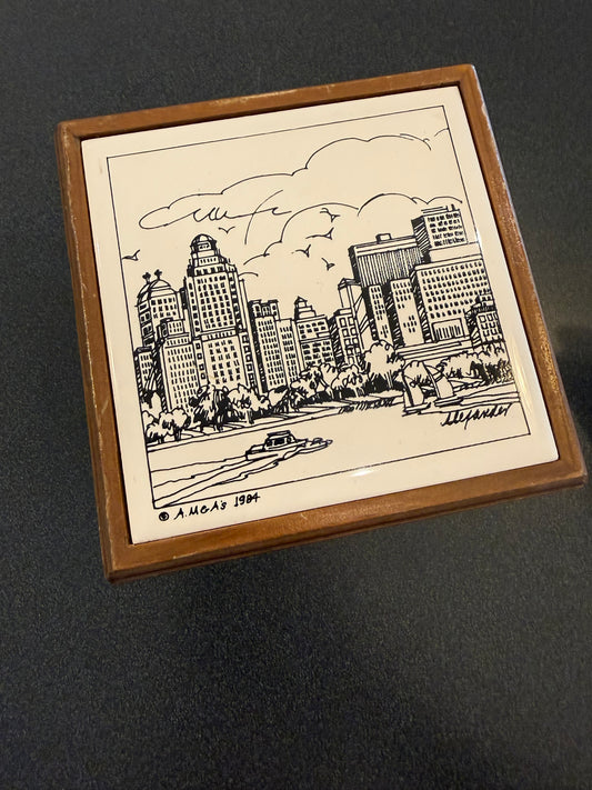 AM&A’s Buffalo Coaster Set