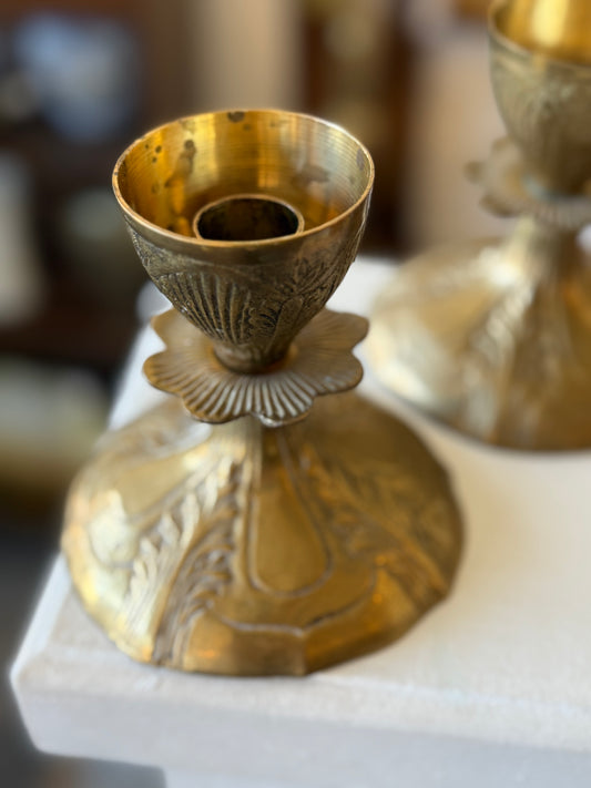 Pair of Brass Candlesticks