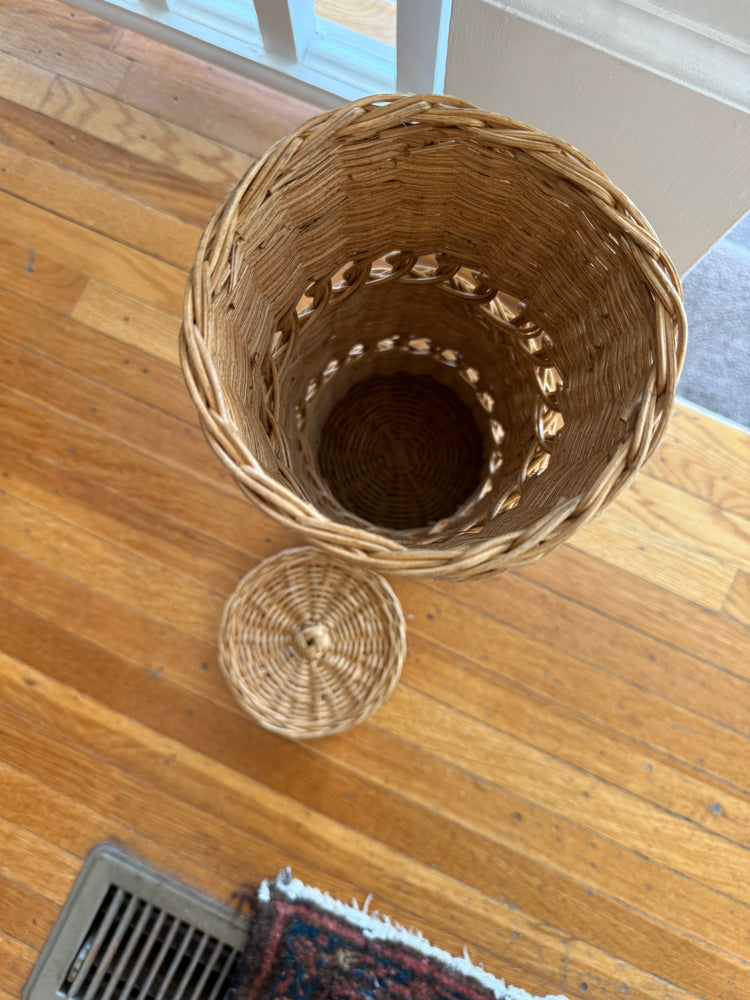 Tall Wicker Basket