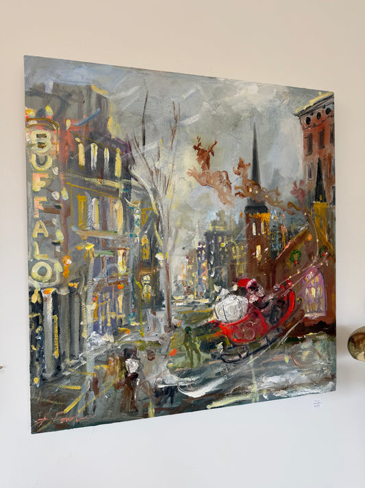 “Santa Downtown” by Peter Fowler