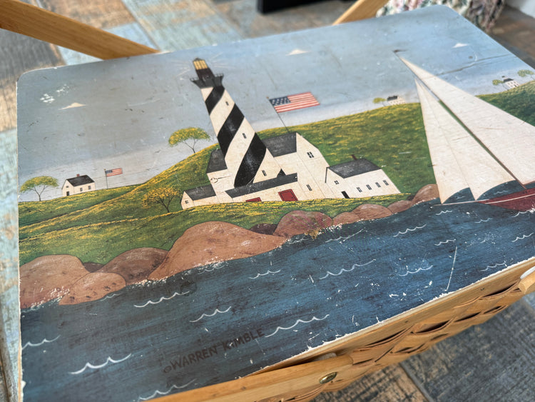 Warren Kimble Picnic Basket