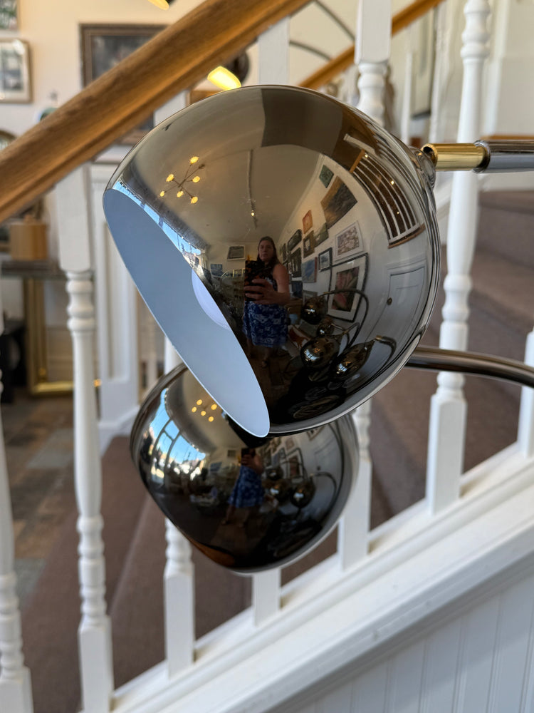 Chrome Eyeball Table Lamps